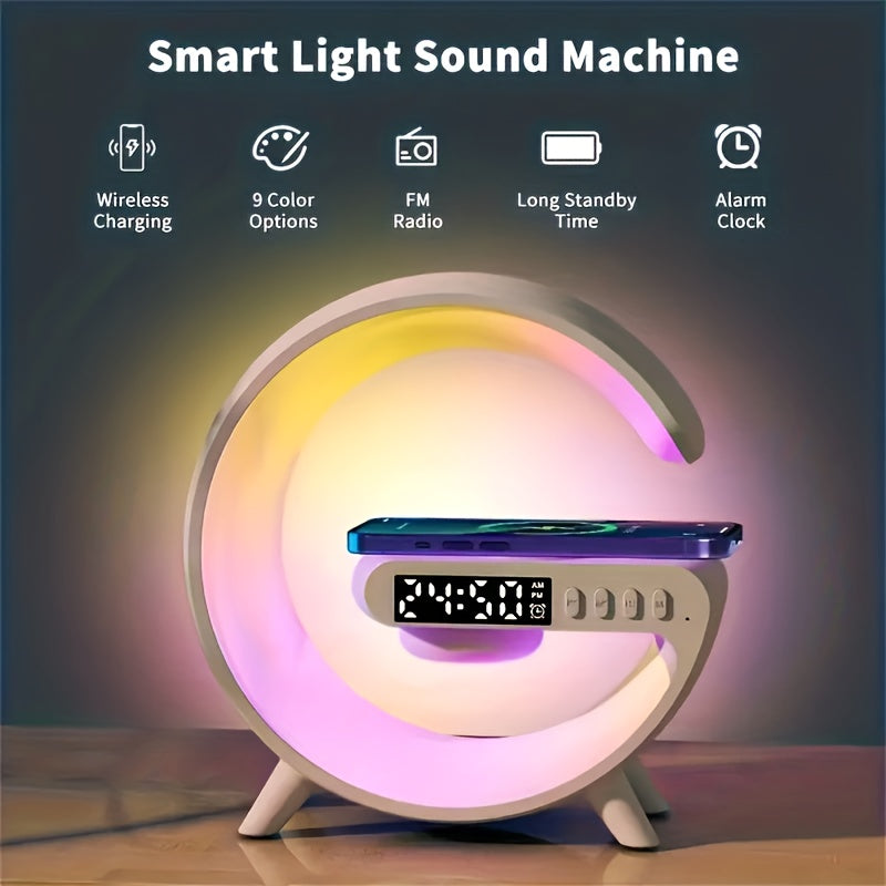 GalaxyBelle™- Atmosphere Light Wireless Charging Clock