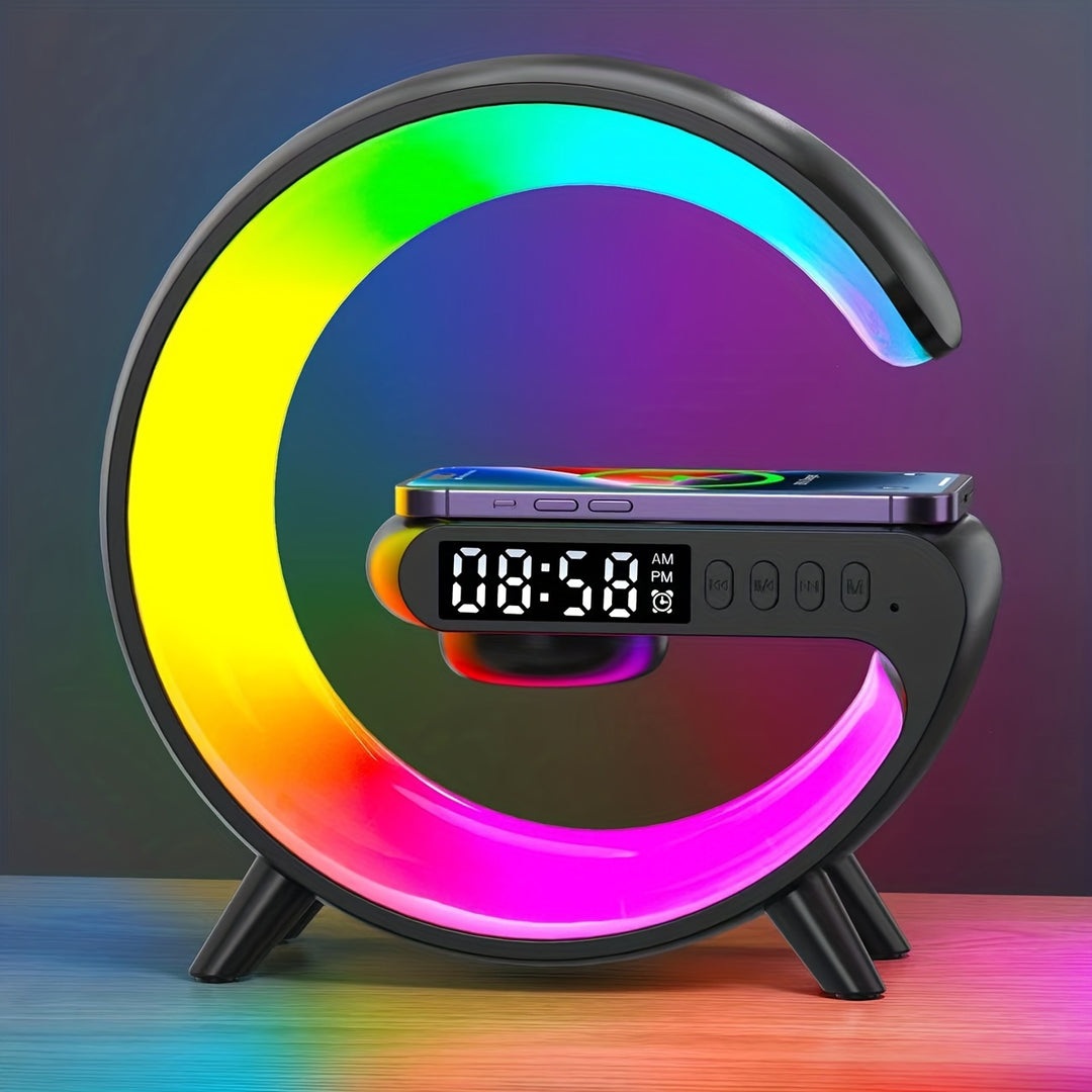GalaxyBelle™- Atmosphere Light Wireless Charging Clock