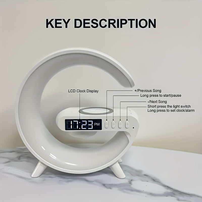 GalaxyBelle™- Atmosphere Light Wireless Charging Clock