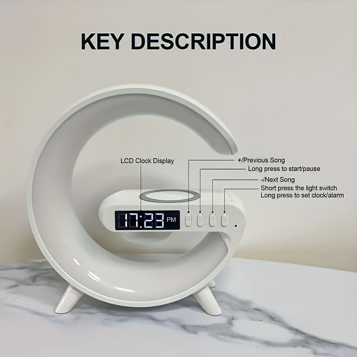 GalaxyBelle™- Atmosphere Light Wireless Charging Clock