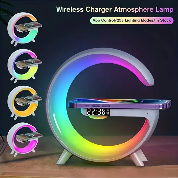 GalaxyBelle™- Atmosphere Light Wireless Charging Clock